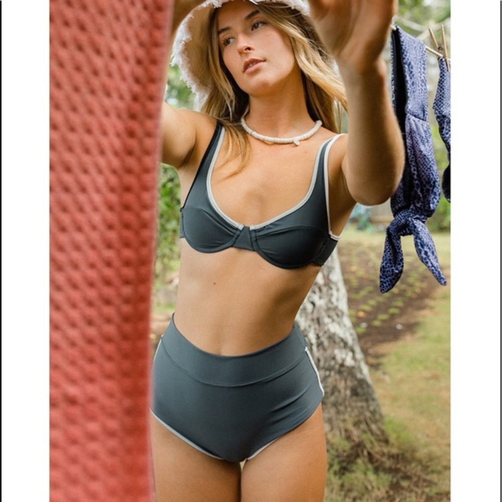 Ruby Set in Clove Acacia Swimwear - Picture 3 of 5